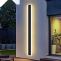 100 x 8 cms size Outdoor Acrylic Black Wall Lights, 18W Waterproof IP65 Warm White
