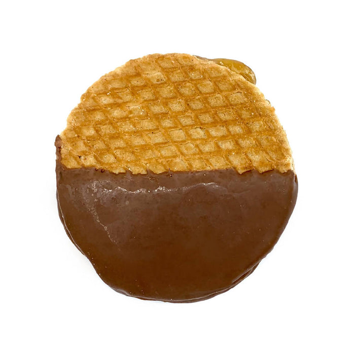 12 Milk Chocolate Dipped Stroopwafels Cookies