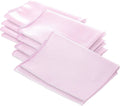 18" x 18" Polyester Poplin Napkins - Light Pink - Solid Rectangular Polyester Napkins for Table Decoration