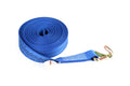 2" Blue Diamond Weave Winch Straps with Wire Hook