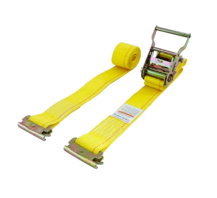 2" x 12" Ratchet E-Track Strap for interior van, box trucks or trailer.