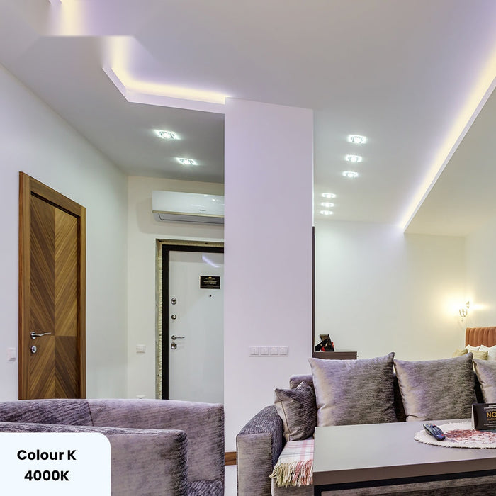 24V COB LED Strip Lights 30 Meters Reel with 480 LEDs/M, 12W/M, 1200lm/M, CRI 90-92, 4000K, IP68