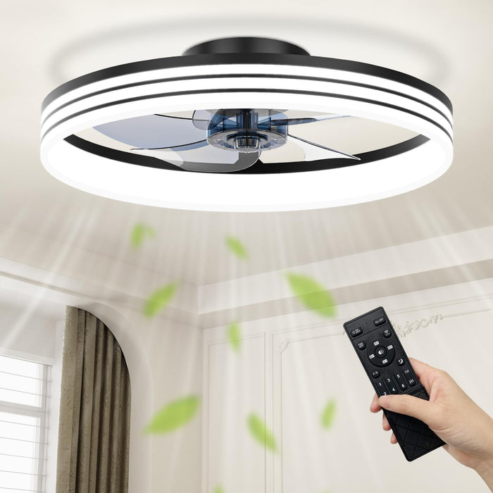 50cm Ceiling Fan with LED Light (App) - White