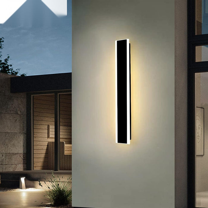 60 x 8 cms size Outdoor Acrylic Wall Lights, 32W Waterproof IP65 CCT Changing & Dimming through remote