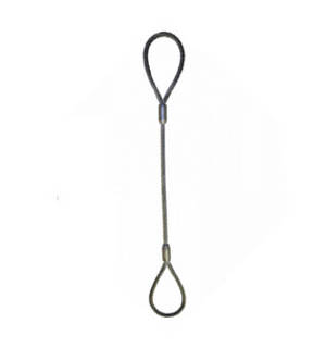 7/8" Standard Eye & Eye Wire Rope Lifting Slings - Flemish eye splice technique