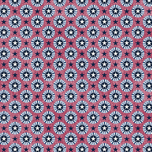 American Rustic - Red Star Medallions