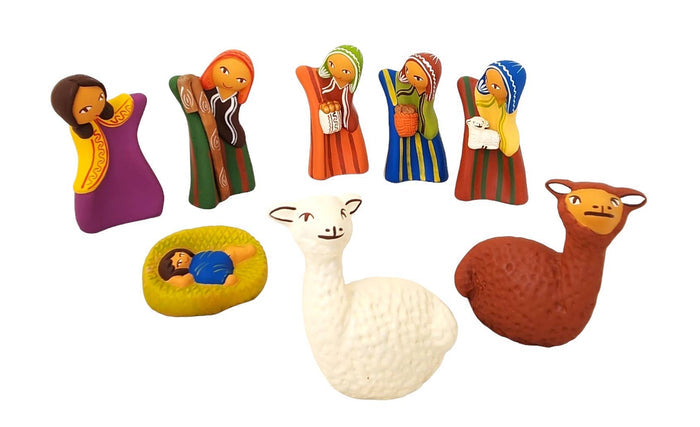 Andean Nativity - 8 Piece Set