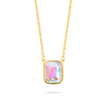 Angel Aura Quartz Cushion Necklace