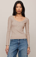 Audri Scalloped Top