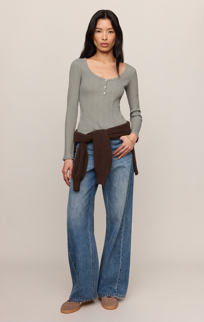 Audri Scalloped Top