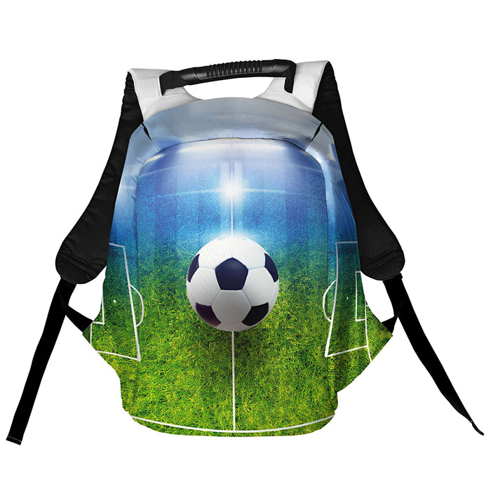 Ball on a Football Field Anti-Theft Laptop Backpack – Urban Travel Bag