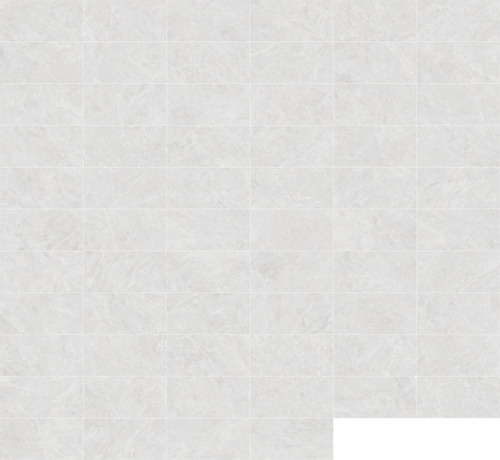 Belvedere White Matte 12x24 Porcelain Tile