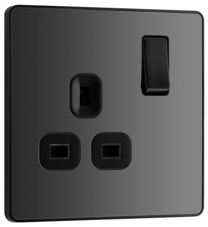 BG Evolve Black Chrome 1G SP Switch - PCDBC21B-01