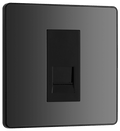 BG Evolve Black Chrome 1G telephone socket, master - PCDBCBTM1B-01