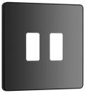 BG Evolve Black Chrome 2 module, square - RPCDBC2B-01