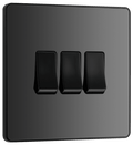 BG Evolve Black Chrome 3G 2-Way Switch - PCDBC43B-01