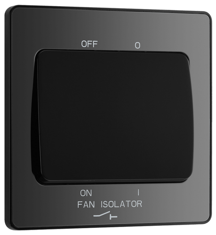 BG Evolve Black Chrome Fan isolator - PCDBC15B-01