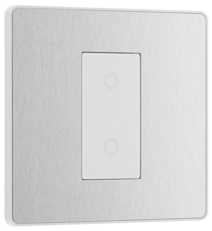 BG Evolve Brushed Steel 1G 2-Way Touch, secondary - PCDBSTDS1W-01