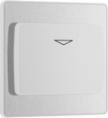 BG Evolve Brushed Steel Hotel key card switch - PCDBSKYCSW-01