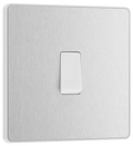 BG Evolve Brushed Steel Intermediate switch - PCDBS13W-01