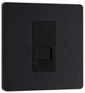 BG Evolve Matt Black 1G telephone socket, secondary - PCDMBBTS1B-01