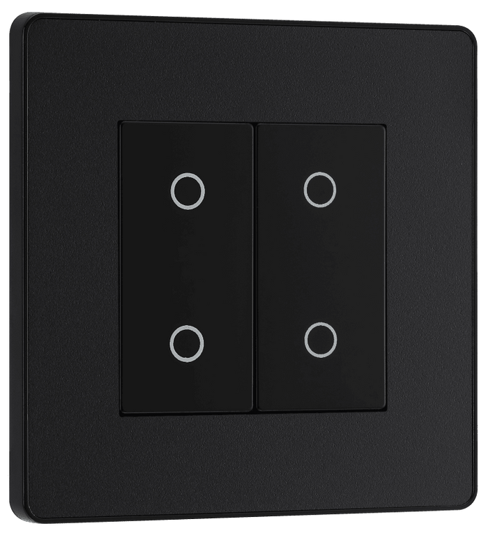 BG Evolve Matt Black 2G 2-Way Touch, secondary - PCDMBTDS2B-01