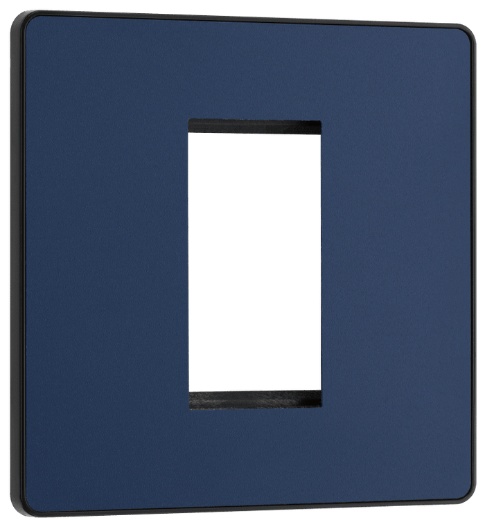 BG Evolve Matt Blue 1 module - square - PCDDBEMS1B-01