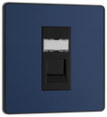 BG Evolve Matt Blue 1G RJ45 telephone socket - PCDDBRJ451B-01