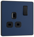 BG Evolve Matt Blue 1G SP Switch - PCDDB21B-01
