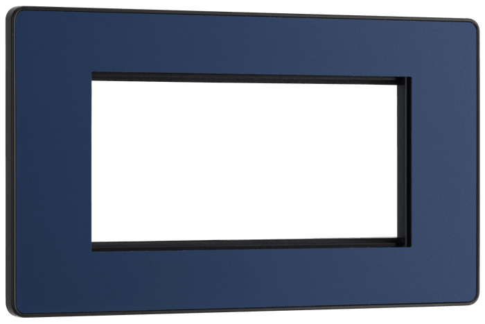 BG Evolve Matt Blue 4 module - rectangular - PCDDBEMR4B-01
