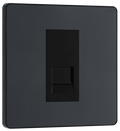 BG Evolve Matt Grey 1G telephone socket, secondary - PCDMGBTS1B-01