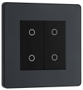 BG Evolve Matt Grey 2G 2-Way Touch, secondary - PCDMGTDS2B-01