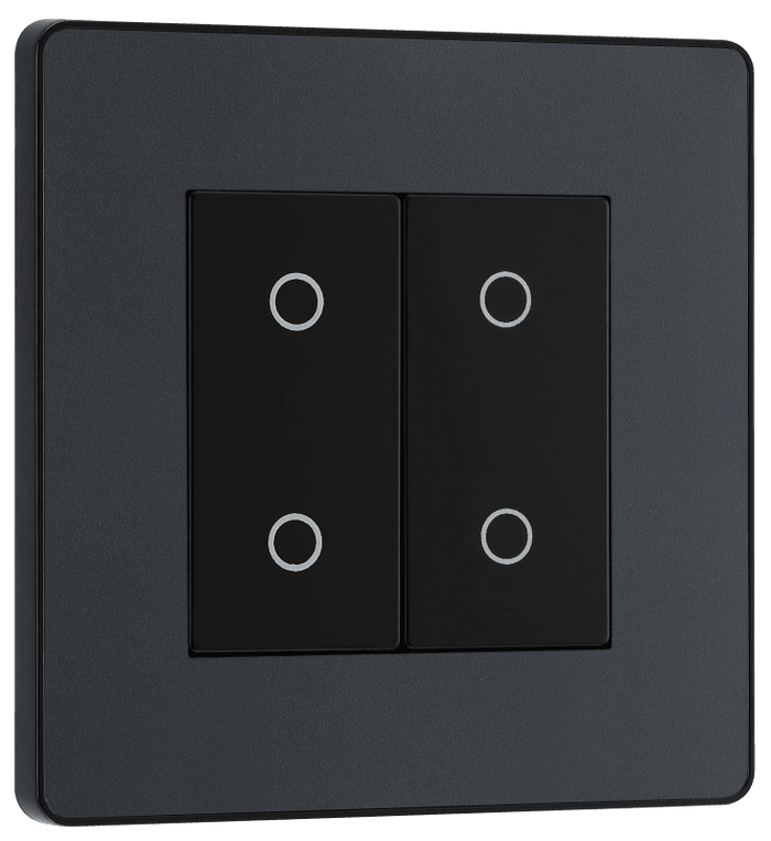 BG Evolve Matt Grey 2G 2-Way Touch, secondary - PCDMGTDS2B-01
