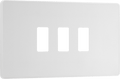 BG Evolve Pearlescent White 3 module rectangular - RPCDCL3W-01