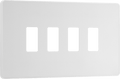 BG Evolve Pearlescent White 4 module rectangular - RPCDCL4W-01