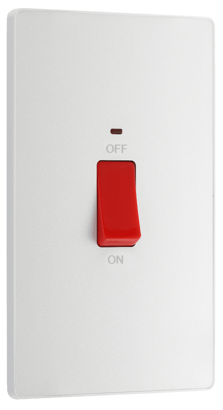 BG Evolve Pearlescent White 45A DP Large Plate w/ Indicator - PCDCL72W-01