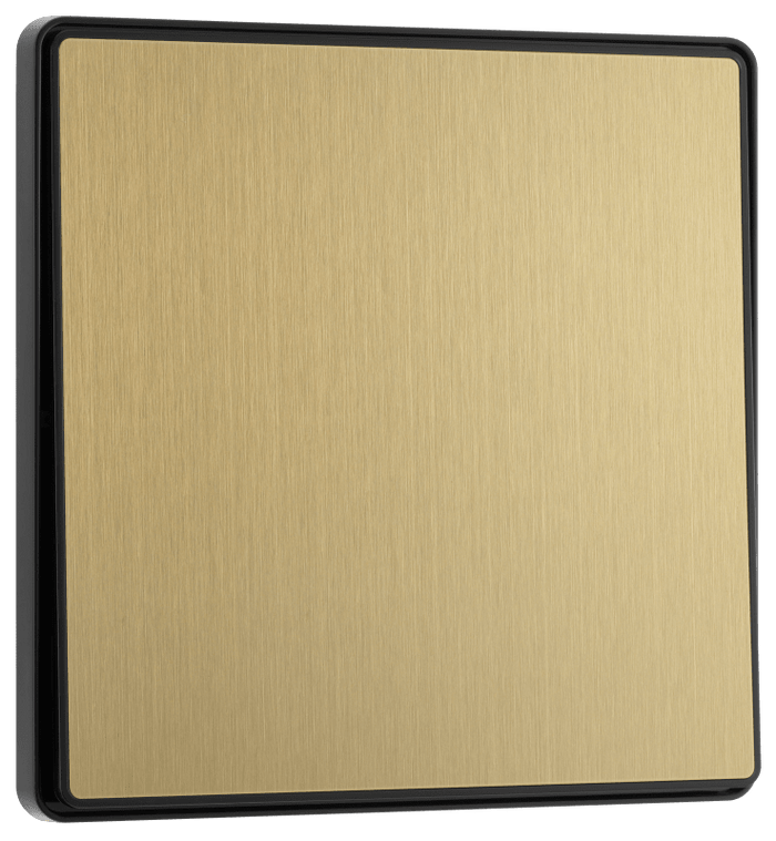 BG Evolve Satin Brass 1G 2-Way Switch, Edge Rocker - PCDSB12EB-01