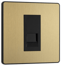 BG Evolve Satin Brass 1G telephone socket, master - PCDSBBTM1B-01
