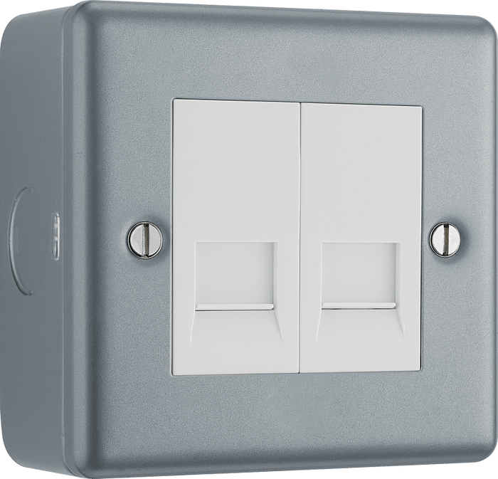 BG Metal Clad 2G Telephone Socket, Secondary - MC5BTS2-01
