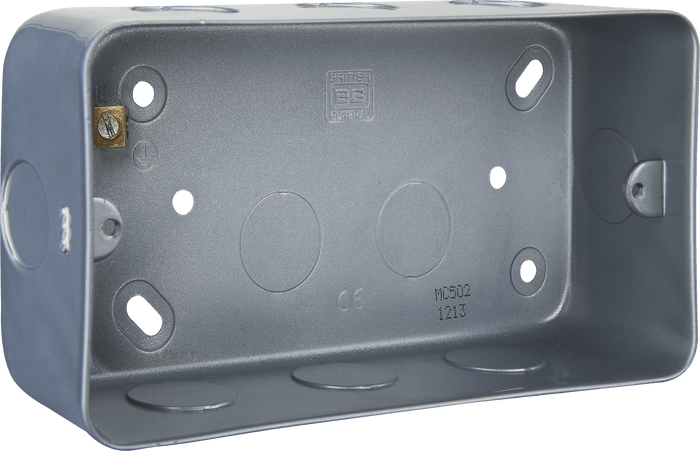 BG Metal Clad Surface Mounting Box, 3-4 Gang Grid - MC502-01