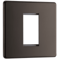 BG Nexus Flatplate Black Nickel 1 module square - FBNEMS1-01
