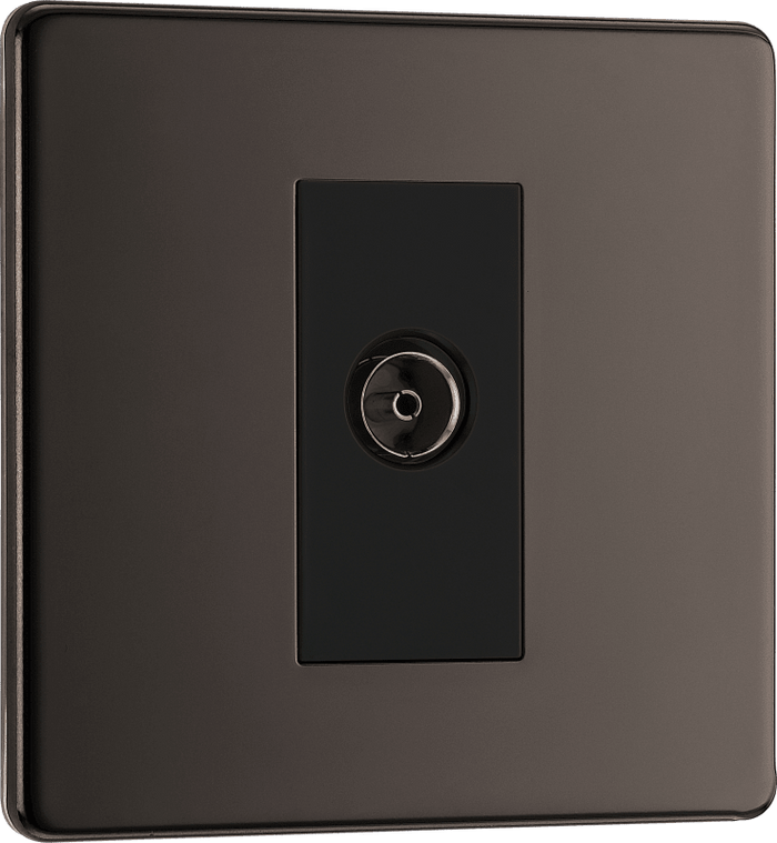 BG Nexus Flatplate Black Nickel 1G isolated, Co-Axial - FBN62-01