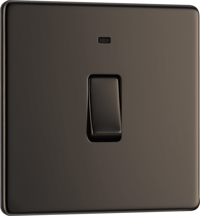 BG Nexus Flatplate Black Nickel 20A DP w/ Indicator - FBN31-01