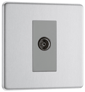 BG Nexus Flatplate Brushed Steel 1G isolated, Co-Axial - FBS62-01