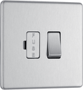 BG Nexus Flatplate Brushed Steel Switched & fused - FBS50-01