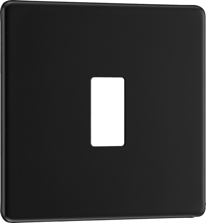 BG Nexus Flatplate Matt Black 1 module - square - RFFB1-01