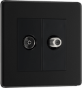 BG Nexus Flatplate Matt Black 2G satellite & Co-Axial - FFB65-01