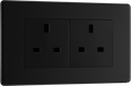 BG Nexus Flatplate Matt Black 2G unswitched - FFB24B-01