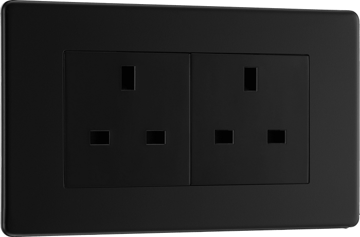 BG Nexus Flatplate Matt Black 2G unswitched - FFB24B-01