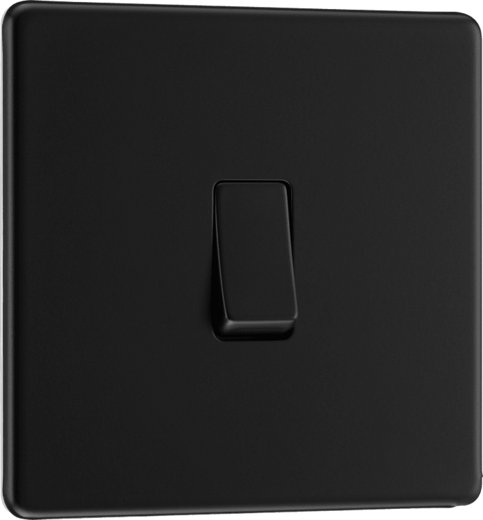 BG Nexus Flatplate Matt Black Intermediate switch - FFB13-01